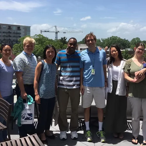 Lab members together